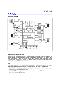 浏览型号W78E516B的Datasheet PDF文件第4页