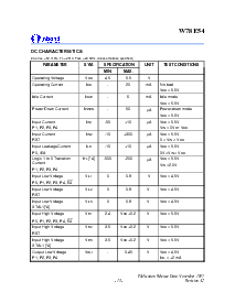 浏览型号W78E54的Datasheet PDF文件第13页