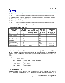 浏览型号W78E58的Datasheet PDF文件第9页