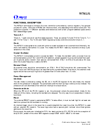 浏览型号W78L51P-24的Datasheet PDF文件第5页