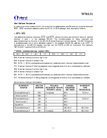 浏览型号W78L51的Datasheet PDF文件第6页