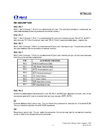 浏览型号W78L52F-24的Datasheet PDF文件第3页