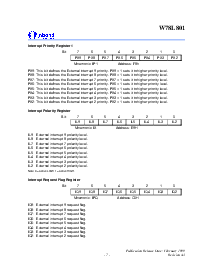 浏览型号W78L801F-24的Datasheet PDF文件第7页