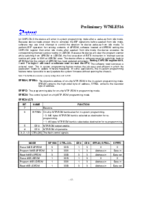 浏览型号W78LE516P-24的Datasheet PDF文件第12页