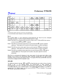 浏览型号W78LE58-24的Datasheet PDF文件第7页
