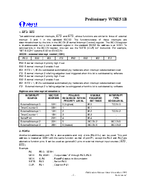 浏览型号W78E51BP-40的Datasheet PDF文件第5页