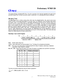 浏览型号W78E52BP-24的Datasheet PDF文件第7页