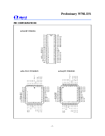 浏览型号W78LE51-24的Datasheet PDF文件第2页