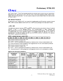 浏览型号W78LE52F-24的Datasheet PDF文件第5页