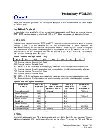 浏览型号W78LE54F-24的Datasheet PDF文件第5页