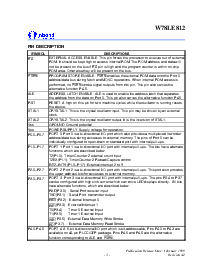 浏览型号W78LE812F-24的Datasheet PDF文件第3页