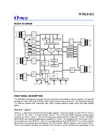 浏览型号W78LE812F-24的Datasheet PDF文件第4页