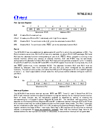 浏览型号W78LE812-24的Datasheet PDF文件第6页
