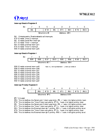浏览型号W78LE812-24的Datasheet PDF文件第7页