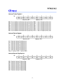 浏览型号W78LE812-24的Datasheet PDF文件第8页