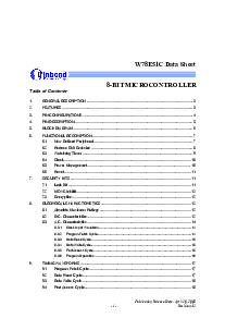浏览型号W78E51C的Datasheet PDF文件第1页