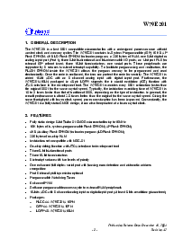 浏览型号W79E201的Datasheet PDF文件第3页