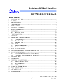 浏览型号W79E648的Datasheet PDF文件第1页