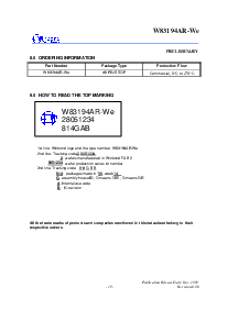 浏览型号W83194AR-WE的Datasheet PDF文件第15页