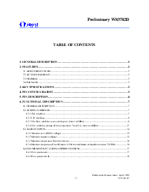 浏览型号W83782D的Datasheet PDF文件第3页