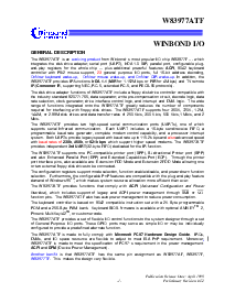 浏览型号W83977ATF的Datasheet PDF文件第2页