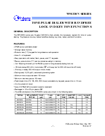 浏览型号W91330LN的Datasheet PDF文件第1页