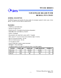 浏览型号W91312的Datasheet PDF文件第1页