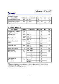 浏览型号W91312N的Datasheet PDF文件第6页