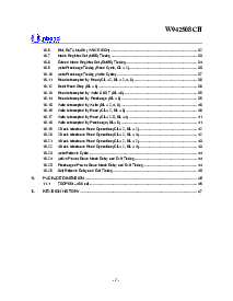 浏览型号W942508CH的Datasheet PDF文件第2页