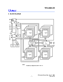 浏览型号W942508CH的Datasheet PDF文件第7页