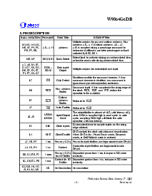 浏览型号W9864G6的Datasheet PDF文件第5页