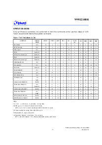 浏览型号W981216的Datasheet PDF文件第9页