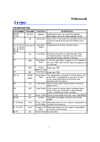 浏览型号W981616AH的Datasheet PDF文件第2页