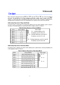 浏览型号W981616AH的Datasheet PDF文件第6页