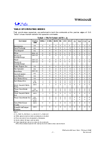 浏览型号W981616AH的Datasheet PDF文件第9页