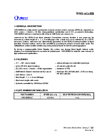 浏览型号W9816G6BB的Datasheet PDF文件第3页
