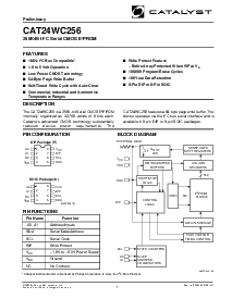 浏览型号CAT24WC256的Datasheet PDF文件第1页