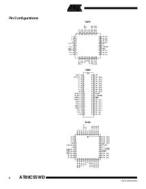 浏览型号AT89C55WD-24AC的Datasheet PDF文件第2页