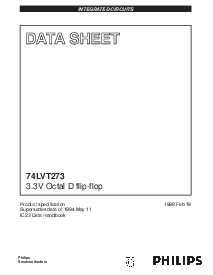 浏览型号74LVT273PWDH的Datasheet PDF文件第1页