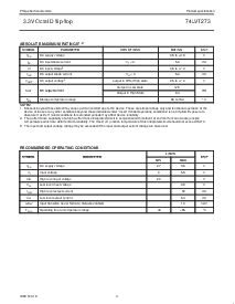 浏览型号74LVT273PWDH的Datasheet PDF文件第4页