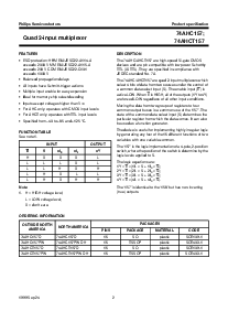 浏览型号74AHC157PWDH的Datasheet PDF文件第2页