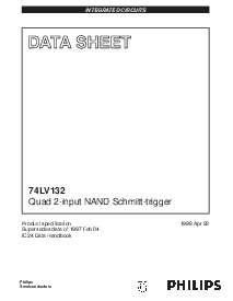 浏览型号74LV132PWDH的Datasheet PDF文件第1页