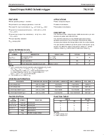 浏览型号74LV132PWDH的Datasheet PDF文件第2页