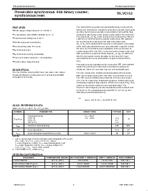 浏览型号74LVC163PWDH的Datasheet PDF文件第2页