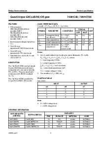 浏览型号74AHC86PWDH的Datasheet PDF文件第2页