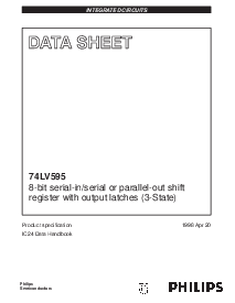 浏览型号74LV595PWDH的Datasheet PDF文件第1页