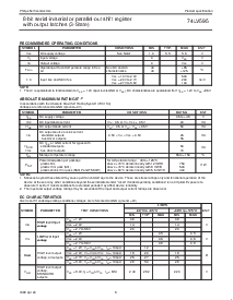 浏览型号74LV595PWDH的Datasheet PDF文件第6页