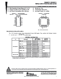 浏览型号SN74HC11PWE4的Datasheet PDF文件第1页