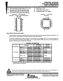 浏览型号SN74HC245DWE4的Datasheet PDF文件第1页