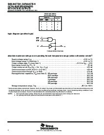 浏览型号SN74AHCT541PWE4的Datasheet PDF文件第2页